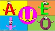 Las vocales para niños - Aprender las vocales - a e i o u