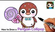 How to Draw Wiwee 🐧🍭 Penguin & Lollipop Squishy | Moriah Elizabeth