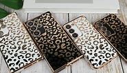 Leopard Print Phone Case for S20 Fe S22 Plus S21 Ultra