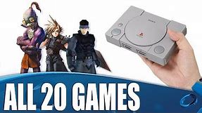 PlayStation Classic - All 20 Games Revealed!