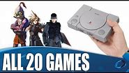 PlayStation Classic - All 20 Games Revealed!