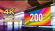 SCREENPRO 200 Inch Projector Screen(4K fabric| 16:9 | 200")