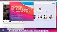 ✭AI~ How COPILOT analyze Over 4,000 characters #microsoft #chatgpt #openai #gpt4 #bing #edgebrowser