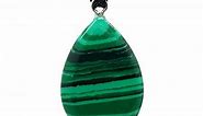 BARBARI Jewelry Malachite Healing Crystal Necklace | Handmade Gift for Him and Her+ Free Gift! High Quality Rock Gemstone Pendant for Men and Women