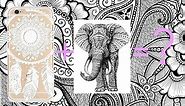 DIY Henna Elephant Phone Case