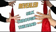 How To Make Silk Go Through Your Hand: Magic Trick Revealed