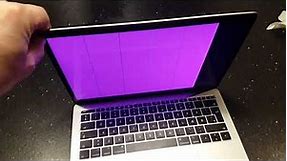 MacBook Pro 13" from 2018 pink screen