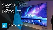 Samsung 146-inch MicroLED 4K TV and 85-inch 8K