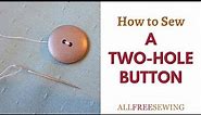 How to Sew Two-Hole Button