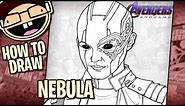 How to Draw NEBULA (Avengers: Endgame) | Narrated Easy Step-by-Step Tutorial