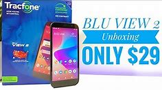BLU VIEW 2 Unboxing and Hands-on Tracfone