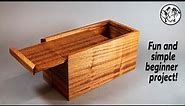 Woodworking: How to make a sliding lid box