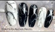How to do Easy MARBLE NAILS Design ?!!!!👌 | KMF Nails Design