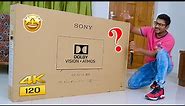 Unboxing My New Sony 4K 120Hz TV... KILLER !? 😱🔥