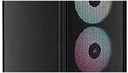 Corsair iCUE 2000D RGB Airflow Mini-ITX PC Case - Mini-ITX Form-Factor - Steel Mesh Panels - Three-Slot GPU Support - 3X AF120 RGB Slim Fans Included - iCUE Lighting Node CORE Controller - Black