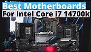 THE BEST MOTHERBOARDS FOR INTEL CORE I7 14700K FOR 2024! (TOP 3)
