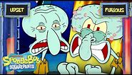 Squidward's Stages of Anger 😡 | SpongeBob