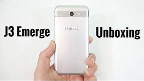 Samsung Galaxy J3 Emerge Unboxing