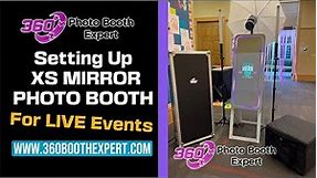 Mirror Photo Booth Set up by 360PhotoBoothExpert.com