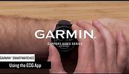 Garmin Support | Smartwatches | Using the ECG App