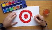 How to draw a Target logo