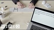 This is FAST: Two-Finger Keyboard Typing* | WIRED
