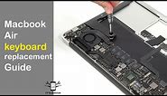 How to: Macbook Air keyboard replacement guide - Apple