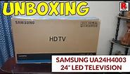 Samsung UA24H4003 24″ LED Television Unboxing