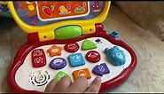Vtech Brilliant Baby Laptop Honest Toy Review by a mom of two #vtech #learningtoys