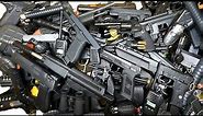 Airsoft And Air Guns - CZ 75 P-07 Duty, Dan Wesson 4, Tactical Series Glock 17 And Box Of Toy Guns