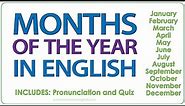 Months in English - Learn English