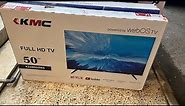 Unboxing KMC TV 50in #tv50 Inch TV Smart Ultra HD 4K LED TV | 50Inch TV Smart Ultra HD 4K