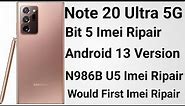 Samsung Galaxy Note 20 Ultra 5G Imei Ripair | SM-N986B U4 U5 IMEI Repair