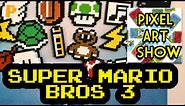 Perler Bead Tutorial: Super Mario Bros 3 Project - Pixel Art Show