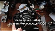 Cleaning and Testing Minolta Maxxum 9000