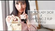 Micro Lady Dior X Samsung Z Flip 3 Review - What fits in my bag