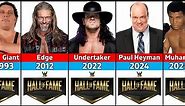 List of Every WWE Hall of Famers (1993-2024) UPDATED