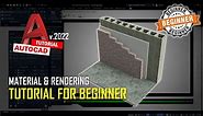 Autocad 2022 Material And Rendering Tutorial For Beginner [COMPLETE]
