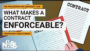 What Makes a Contract Enforceable? [No. 86]