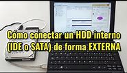 Cómo conectar un disco duro interno de 3.5" (IDE o SATA) de forma externa, mediante un adaptador USB