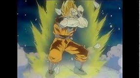 Kai - Goku powers up for Cell