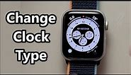 Apple Watch How to Change Clock Face!