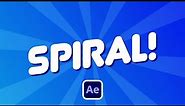 Create Animated Spiral Cartoon Backgrounds in After Effects | Tutorial