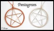 Pentagram wirework jewellery