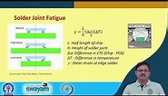 Lecture 38: Electronic Packaging Reliability -4