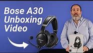 Bose A30 Aviation Headset Unboxing - What Do You Get?