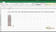How to Reconfigure a Horizontal Row to a Vertical Column in Excel Change Horizontal Data to Vertical