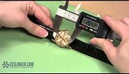 How to Measure Watch Crystals on a Watch