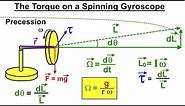 Physics 13.6 The Gyroscope (3 of 5) The Torque of a Spinning Gyroscope