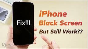 Why My iPhone Black Screen But Still Working? | 4 Ways to Fix iPhone Black Screen of Death